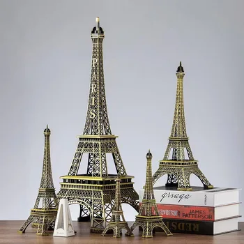Model obrt Berba brončane Suveniri Eiffelov toranj Dekor Ton Metalni Kipić Antikviteti Toranj za putovanja Minijature Kip Pariz
