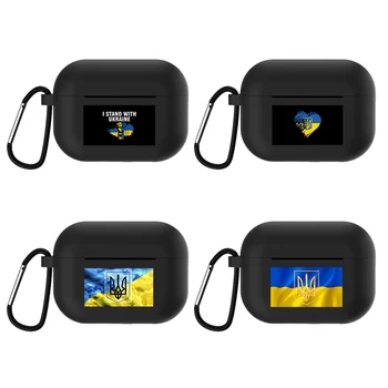Predložak Ikone zastavu Ukrajine za Apple Airpods 1 ili 2, šok-dokaz Torbica Za Apple AirPods 3 Pro, Torbica Za slušalice AirPods Pro2, Zaštitnik