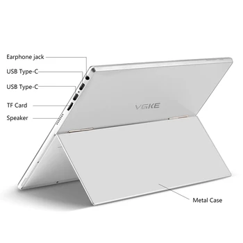 2 U 1 12,3-Inčni Laptop s Rotirajućim Na 360 Stupnjeva Zaslon osjetljiv na Dodir Laptop Tablet PC