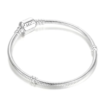 Autentična 925 sterling silver Star trenutke Washington moda zmija krug narukvica je pogodna za žene lopta Šarm dar DIY nakit