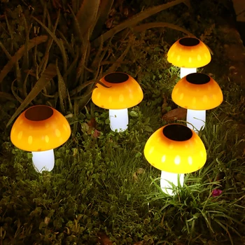 Solarni gljiva lampa Vodootporan Slatka Gljiva svjetiljke za vanjsku rasvjetu vrt Božić sunčeva svjetlost za uređenje travnjaka staze u dvorištu