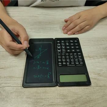 Znanstveni kalkulator 2 u 1 i LCD-blok sa funkcijom brisanja Stručni Prijenosni Sklopivi kalkulator za studente