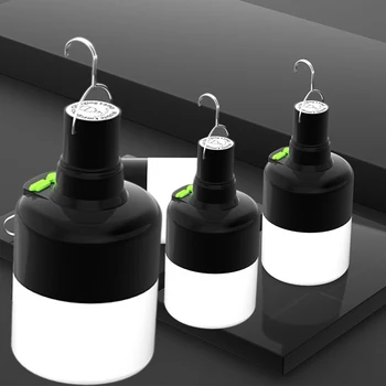 Super Svijetle mobilni led žarulje Кемпинговая lampa sigurnosna rasvjeta Vanjska noćni viseće lampe Maket USB-Punjive Lanterna Ribolov