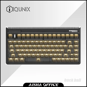 Bežični mehanička tipkovnica IQUNIX OG80, Трехрежимная igraća tipkovnica, 83 tipke hot plug RGB, Pribor za PC gamere, prijenosna računala, Mac Office