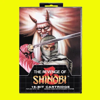 Novi dolazak, Igra uložak Revenge of Shinobi, 16 bita, igre kartica MD, malo kutijom za Sega Mega Drive