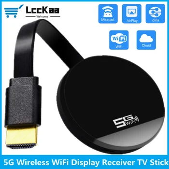 HDMI TV Stick 2,4 /5G dual-band Anycast Bežični Zaslon WiFi Prijemnik TV-Ključ Miracast Svirati HDMI za Android i IOS TV Stick