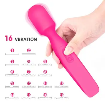 16 Brzina AV vibrator za žene, Vibriranje Dildo, seks igračke, Mini Ženski Masturbator, Vibratori za stimulaciju G-točke, klitoris