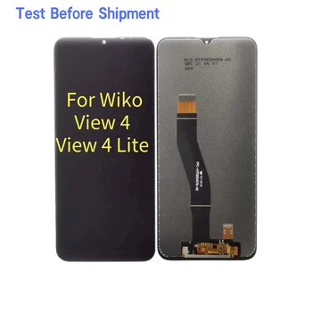 Originalni za WIKO View 4 (W-V730) LCD zaslon osjetljiv na dodir zaslona sklop, Zamjena zaslona View 4 Lite (W-V830) Dijelovi Pantalla