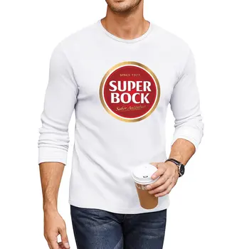 Nova majica Super bock s dugim rukavima, majica za dječake, bijele majice, odjeću s anime, majice оверсайз, majica za muškarce