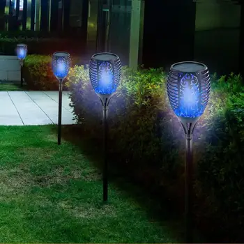 Vodootporne vilica za Halloween Lampa za uređenje travnjaka Simulacija plamena Solarni led vanjska svjetla Krajolik dvorišta Vanjska svjetla