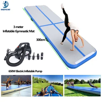 3X1X0,1 m Profesionalni sportski tepih za teretane Inflatable zračni staza za vježbanje joge za kućnu uporabu Skup tepisi za joge