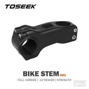 TOSEEK K01 ugljičnih vlakana Štap-12 Stupnjeva, Ultralight super jaki Biciklistička Cestovni/MTB Volan, Stolni Biciklistička Štap, rezervni Dijelovi Za bicikle