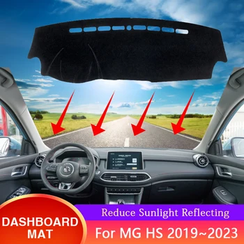 za MG HS AS23 MGHS Dodatak Ehs Phev 2019 2020 2021 2022 2023 Tepih za ploči s instrumentima u Automobilu Zaštita od Sunca dodatna Oprema za interijer Auto