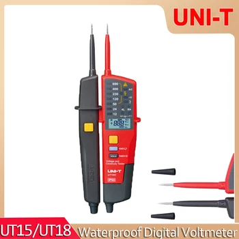 UNIT Digitalni Voltmetar UT15B UT15C UT18C UT18D 24 v ~ 690 v AC DC Napon Detektor LCD Zaslon 3 Tester Kontinuitet slijed Faza