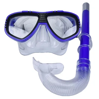 Naočale za ronjenje za odrasle, Vodootporan maska za kupanje sa cijevi za ronjenje, svjetla za Naočale za plivanje, set Pribora za ronjenje