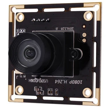 ELP 2MP 1080P H. 264 Low Light 0. 01Lux USB Kamera Širokokutni objektiv Bez izobličenja 88 Stupnjeva 1/2.9 Inča IMX323 Modul kamere