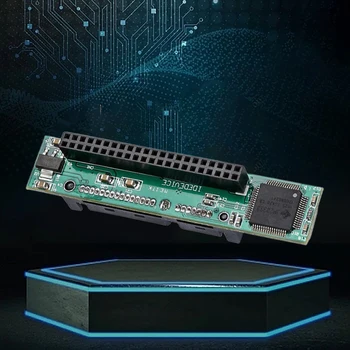 2,5-inčni kartica SATA za IDE HDD Riser Card Mini Hard Drive Converter Card 7 + 15-Pinski priključak u 44-pinski konektor 150 Mbit/s Podrška za ATA 66/100/133