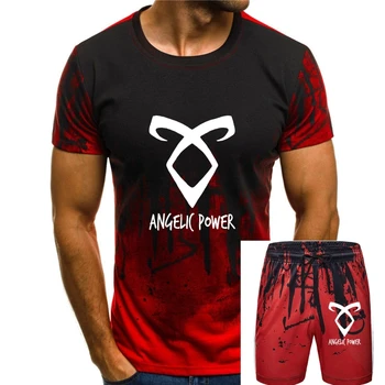 Expression Tees, muška t-shirt Angel Power Rune Enkeli