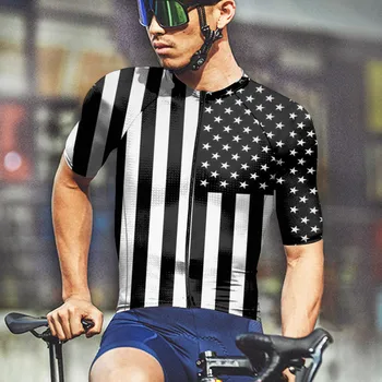 Muške Duge Ljetne majice Muške Sportske kostime Za odmor i Biciklizma Fancy 3D Majice s okruglog izreza na Dan Neovisnosti s kratkim rukavima Majice