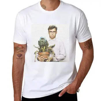 T-shirt Seymour Krelborn, muška estetski odjeće, bijele majice za dječaka, majica za dječake, muška majica dugi rukav