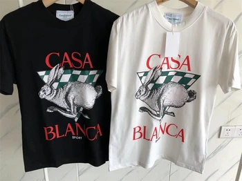 Nove majice Casablanca s po cijeloj površini zeca, Muške i ženske majice, majica za teniski klub kratkih rukava