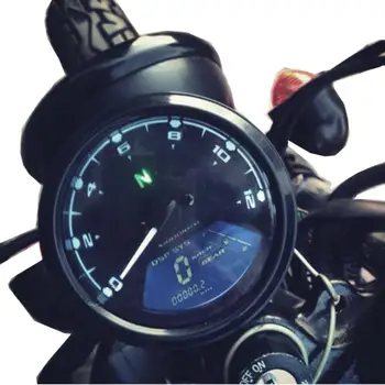 Univerzalni dijelovi za motocikle, vodootporni LCD-alat za modifikaciju, digitalni 12000 o/min, km/h (Boja: plava)