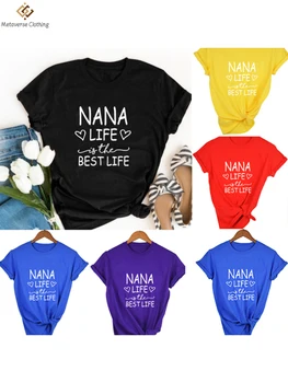 Ženske majice NANA Life Is The Best Life S буквенным po cijeloj površini 
