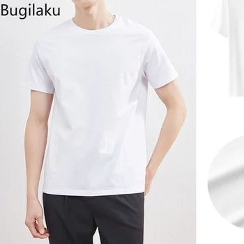 T-shirt Bugilaku s kratkim rukavima, ljetna muška majica okruglog izreza i kratkih rukava, monotono majica 2023 godine, noviteti