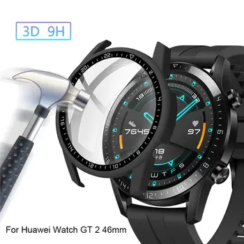 Poklopac od kaljenog stakla, skala uz biranje, zaštitna torbica za Huawei Watch GT 2 46 mm zaštitna folija za ekran, Pribor za Pametne sati