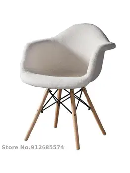 Običaj Skandinavski mekana torba Sa podlogom, Stolica za kućnu blagovaonom, Moderan minimalistički Dizajn stolice, Stolica za pregovore u kafiću