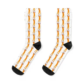 Branded narančaste čarape Rickie Fowler, ženske čarape, ženske, tople čarape, poklon za Valentinovo za čovjeka
