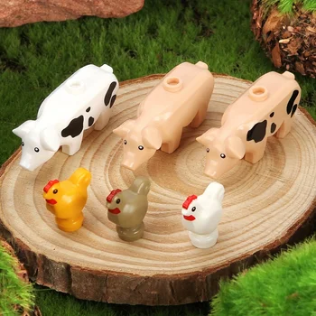 blokovi sa slike životinja iz 3pcs - Savršen dar za djecu - Kokoš, svinja i još mnogo toga!