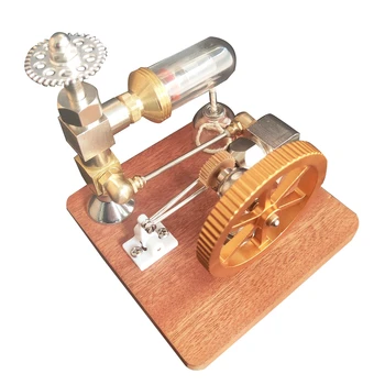 Model Stirlingov Motor S Promjenjivom Brzinom Vrtnje S Vertikalnim Zamašnjak Fizička Snaga Znanstveni Eksperiment Motor Igračka Poklon Za Dječake