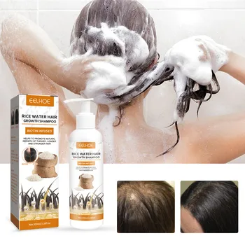 100 ml rižinog vode, Šampon za rast kose, Sredstva protiv opadanja kose, Kontrolu ulja, Otklanjanje štete od peruti, Hranjivi šampon za suhu kosu