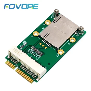 Novi adapter za Mini PCI Express za modul 3G 4G sa utorom USIM MINI PCI E za karticu Mini PCI-E Riser Card S podrškom za 3G/4G WWAN LTE GPS karte
