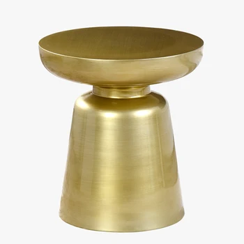 brončani limeni skandinavski okrugli stol za moderan dnevni boravak namještaj za dom