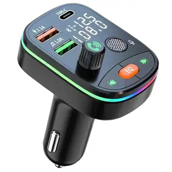 Bluetooth 5,0 FM odašiljač Za vozila Bežične Bluetooth FM odašiljač Radio Mp3 Audio Muzika stereo Adapter Dual USB