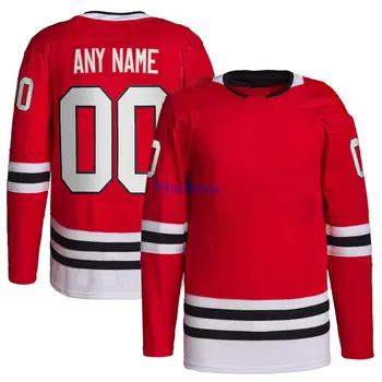Prilagodite hokejaške dresove Chicago, Hokej dres Amerike, Prilagođeno ime, bilo koji broj, u Potpunosti napravljen Džemper, Veličine SAD S-6XL