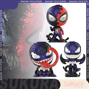 Slijepa Kutija Spider-Man Spiderman Venom Serija Mini Figurica Kawaii Q Verzija Slijepa Kutija Spider-Man Za Djecu, Igračke Za Odrasle, Pokloni Gk