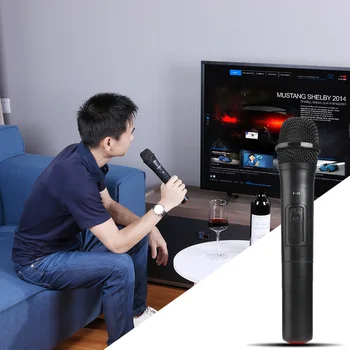 On pjevanje mikrofon V10, Кардиоидный polarni soundbox, Bežični ručni mikrofon sa USB-prijemnik za karaoke, zvučnik