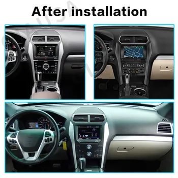 Android 12 Auto Radio 8 + 128 G Stereo Za Ford Explorer 2011 2012 2013 2014 2015 2016 2017 2018 2019 Media Player GPS Navi