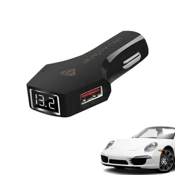 Auto punjač USB 4200mA, adapter za brzo punjenje auto punjač, Zgodan mali auto USB-utičnica, adapter za auto punjač velike snage, digitalni