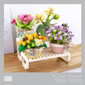 LOZ Vječni cvijet Gradbeni blok Mikro-Biljke Cigle Model DIY 3D Prikupljene igračke Ukras kuće za djevojke Poklon za rođendan