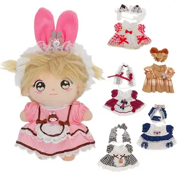 Lutkarska odjeća u Akademskom stilu, 6 boja, Slatka lutkarska suknja, odijelo, mini-odjeća, Haljine, 20 cm, Хлопковая lutka/Plišane lutke od pamuka