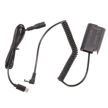 PD USB Type C DMW-BLK22 Prilagodnik izmjeničnog napona s Izmišljeni Baterije za kamere G9 DC-S5K DC-S5 GH5S GH5 II GH6