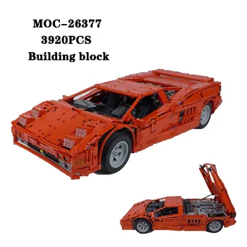 Klasični građevinski blok MOC-26377 Super Static Edition, sportski automobil, dogovor za spoj visoke složenosti, igračaka za djecu i odrasle, dar