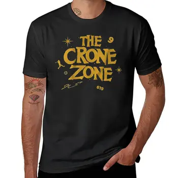 Nova majica The Crone Zone, crne majice, t-shirt kratki rukav, vintage majica, majice оверсайз za muškarce