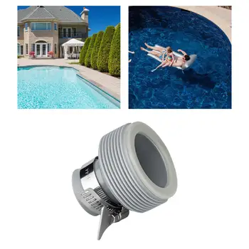 Konverter za bazen, adapter za crijeva, 530/1000 GPH do 1500 GPH, metalni obruč za grlo, zamjena za bazena