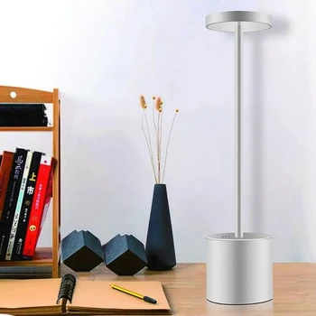 Prijenosni moderna aluminijska led Bežična lampe za restoran s podesivim ona s USB-punjivom baterijom