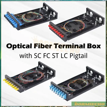 Kvalitetni 8-port optička terminalski blok 1PC UPC sa SC FC LC ST kika dostupne, однорежимная optički prebacivanje ploča, stolni distributer